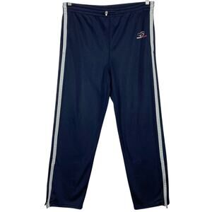 Vintage PACO SPORT Sweat Track Pants Men M Logo-Embroidery Zip-Side Zip-Pocket